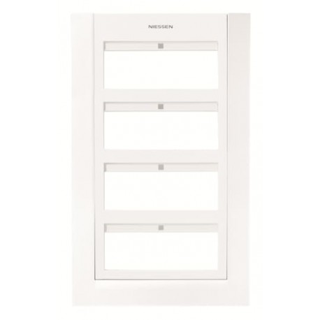 NIESSEN 2CLA127400T1101 2CLA127400T1101 T1274 BL NIESSEN Placa embellecedora 24M BL